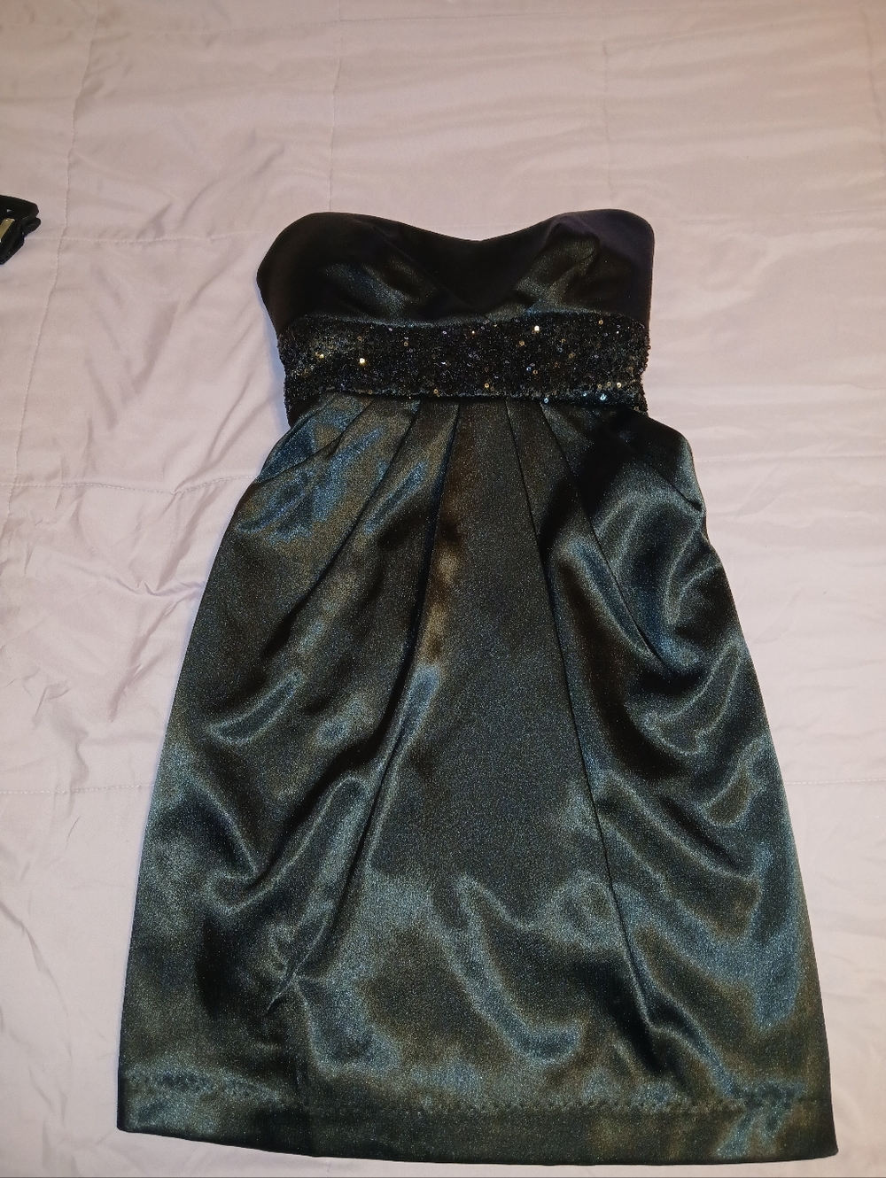 Black Satin Dress